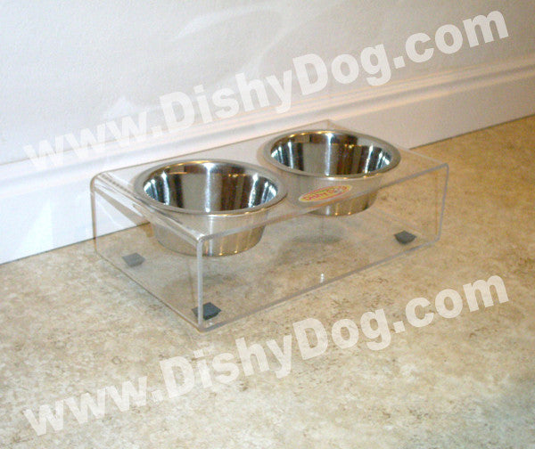 4" Dishy Dog diner - (double bowl)
