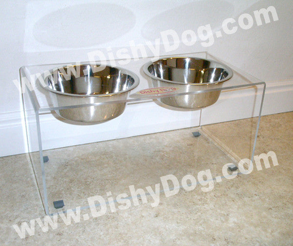 9" Dishy Dog diner - (double bowl)